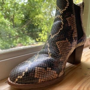 Madewell Snake Reagan Booties